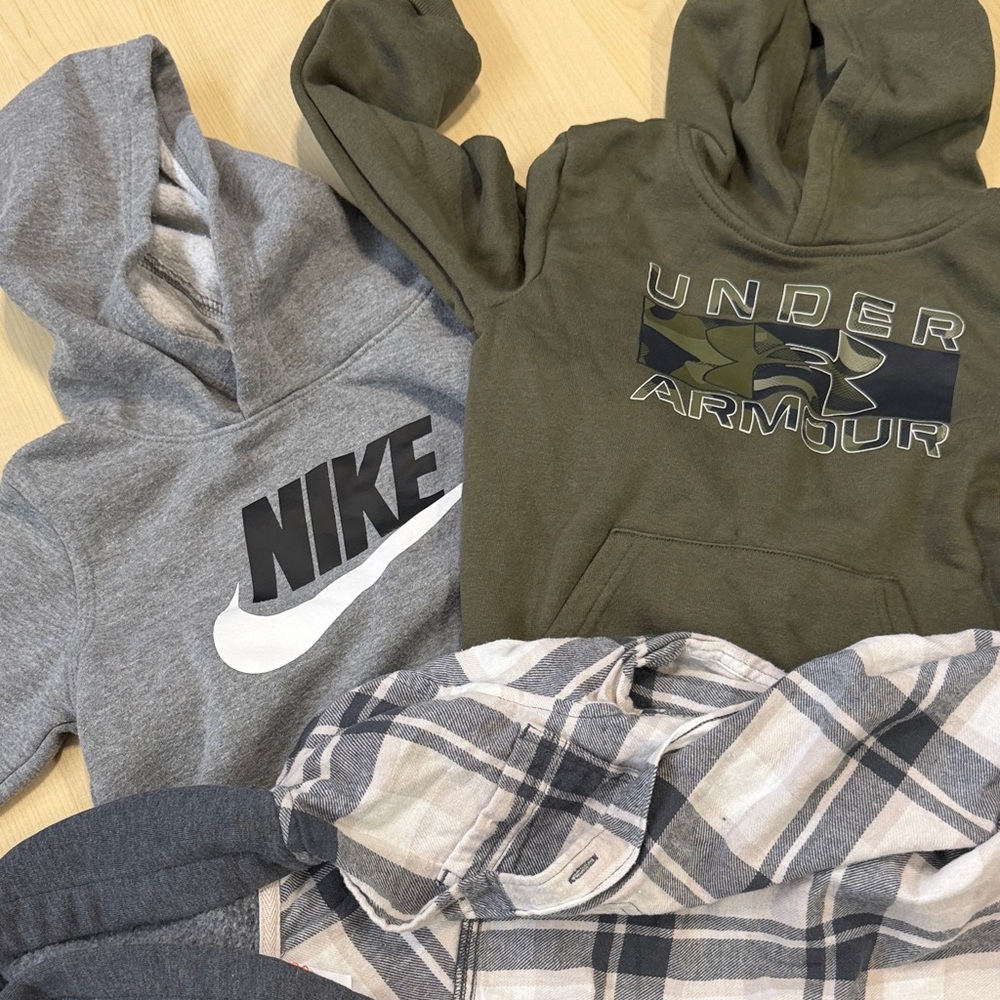 3 boys assorted hoodies